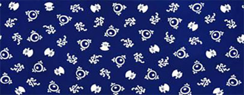 地染一色ゆかた地