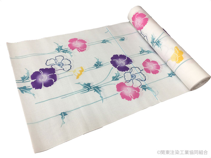 東京本染注染のゆかた反物