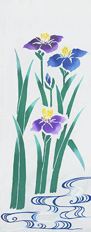 手ぬぐい「菖蒲」